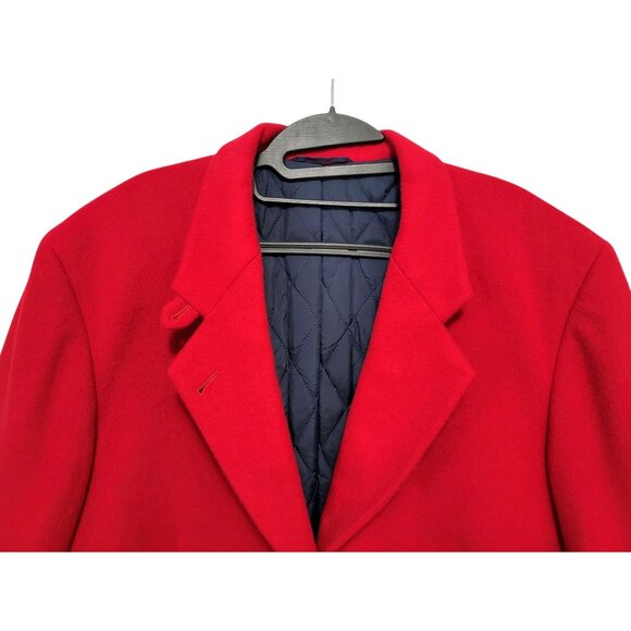 Vintage L.L. Bean Wool Coat Quilted Thinsulate Lining - Picture 4 of 15